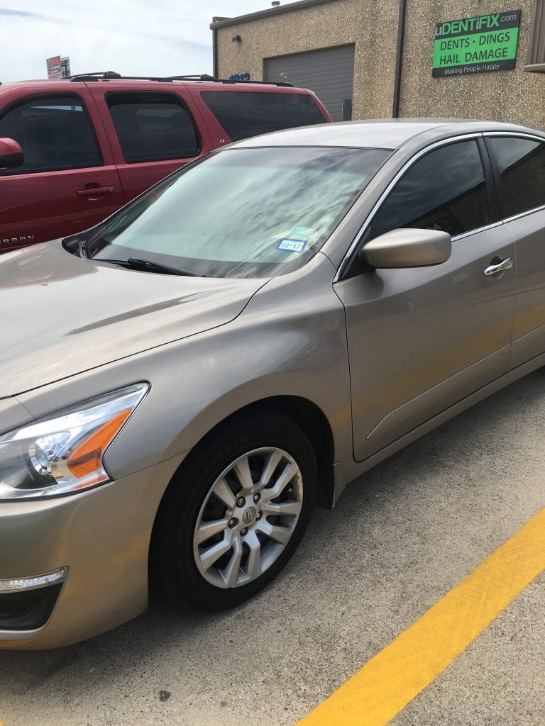 Car door restored after PDR